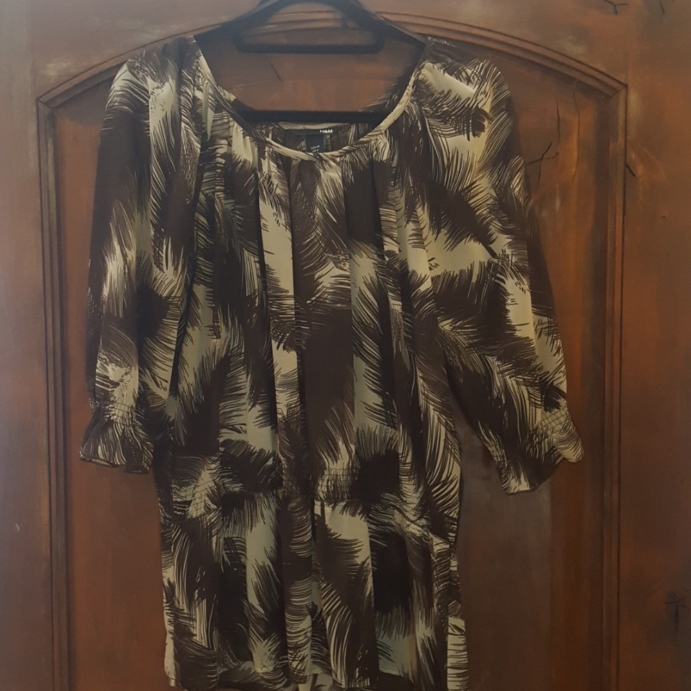 H&M sheer top